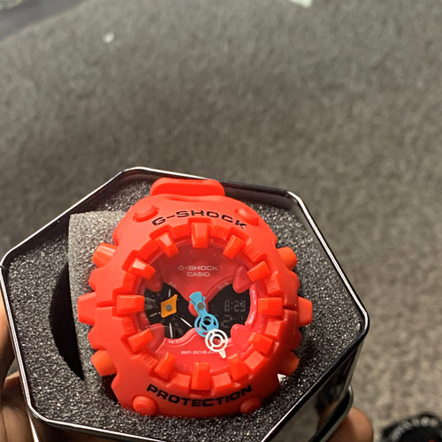 Casio shock red - g-shock,